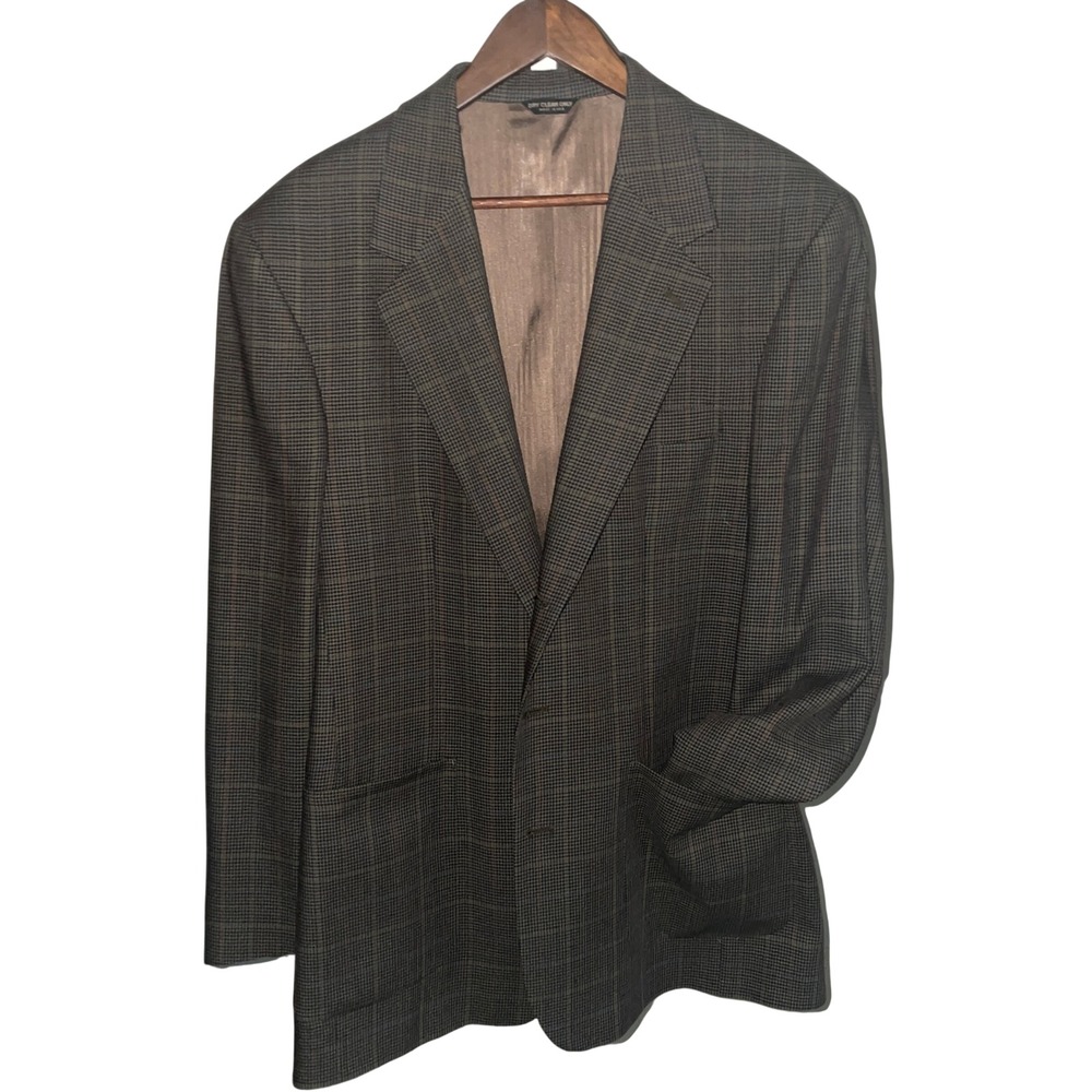 Vintage Prince of‎ Wales 42L Brown Sport Coat Golf Heritage Trad Union Made USA